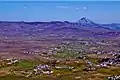 An aerial view of Errigal and Gweedore.