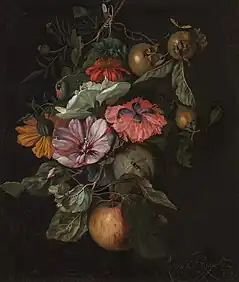 Festoon of Flowers and Fruit, 1682