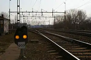 Tracks and signal in Sweden