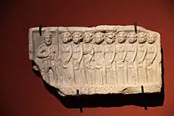 Votive plaque showing Silvanus