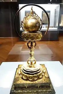 Cintamani in flame type, 12th–13th century