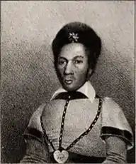 Portrait of Robert Benjamin Lewis by Benjamin F. Nutting, c. 1830