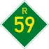 Provincial route R59 shield