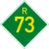 Provincial route R73 shield