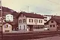 station building and goods shed, ca. 1980