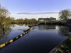 Upstream side of the plant