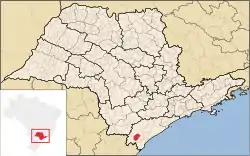 Location in São Paulo state