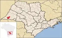 Location in São Paulo state