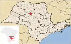 Location in São Paulo state