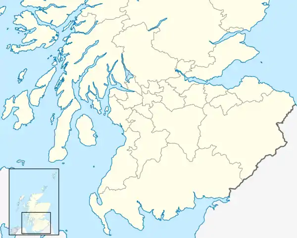 2013–14 Scottish League One is located in Scotland South