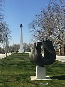 Sculpture Open Form (Flower) by Lidija Mišić