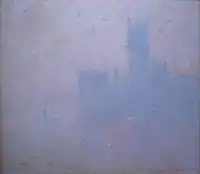 Seagulls, the River Thames and the Houses of Parliament, 1904, Pushkin Museum