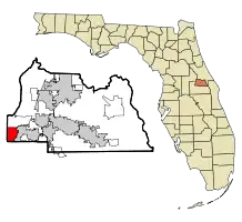 Location in Seminole County and the state of Florida