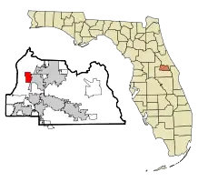 Location in Seminole County and the state of Florida