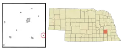 Location of Pleasant Dale, Nebraska