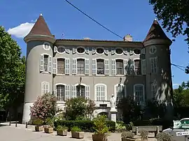The castle of the diocesan domain of La Castille in Solliès-Ville
