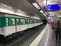 Line 12 platforms at Madeleine