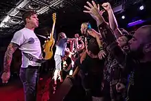 Strike Anywhere performing in Virginia Beach on October 7, 2016.