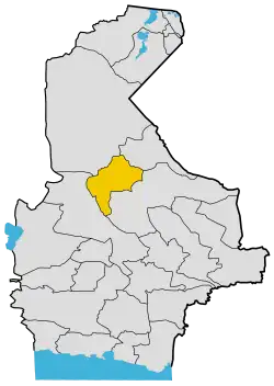 Location of Taftan County in Sistan and Baluchestan province