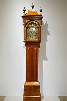 image of a tall case clock
