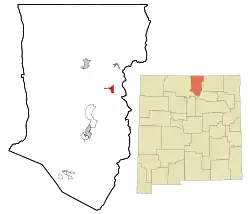Location of Taos Ski Valley, New Mexico