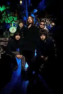 Press photo taken on board HMS Alliance submarine in Gosport, England.