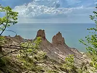 View of the bluff from the Bluff Trail, May 2016