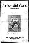 Cover of The Socialist Woman, March 1908, featuring the family of Toshihiko Sakai.