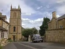 St Peter & St Paul Church, Blockley and the Riley RMA used for filming Father Brown