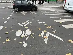 the contours of the former Bastille fort