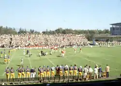 Field view of Varsity Stadium 1955