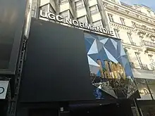 The entrance of the UGC Normandie in Paris, France.