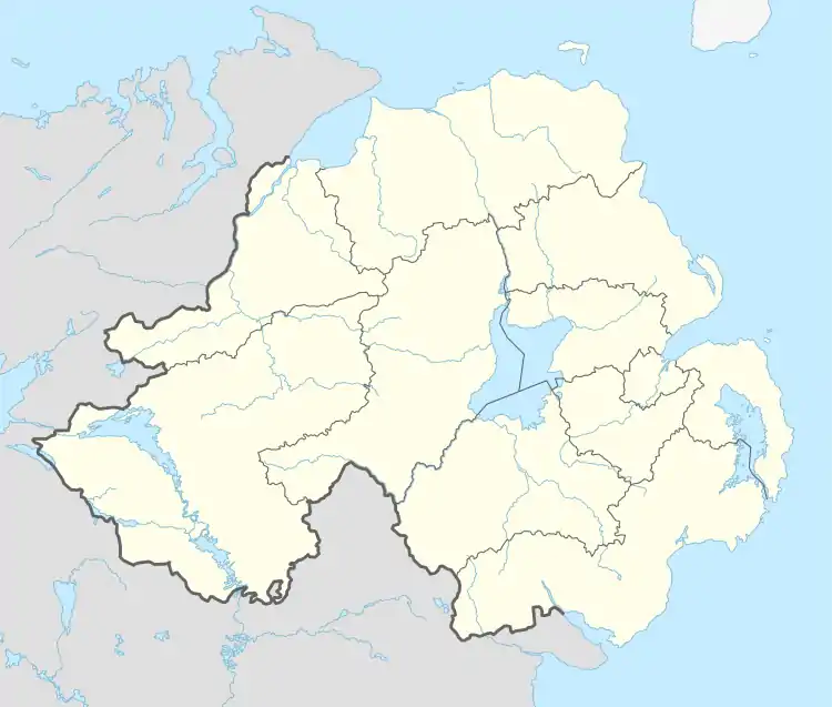 Castlederg is located in Northern Ireland