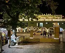 Hotel facing main plaza