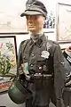 Enlisted "frontkjemper" ("Frontfighter" a Norwegian Waffen-SS volunteer) SS-Mann (private) of the Regiment Nordland, with medals, badges and other memorabilia; Lofoten War Museum, Norway.