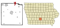 Location of Carlisle, Iowa