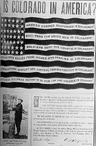 Image 22The Western Federation of Miners' famous flyer entitled "Is Colorado in America?".
