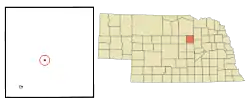 Location of Bartlett, Nebraska