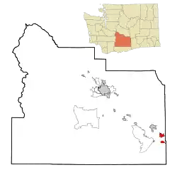 Location of Grandview, Washington