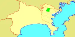 Location of Tsuzuki in Kanagawa