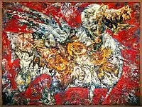 Apocalyptic Cricket II, olej, 92x120 cm, (1964-66)