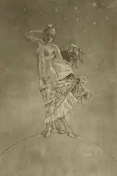 Prostitution and Madness Rule the World (ca.1887-1893) heliogravure, soft-ground etching (24 x 16 cm) L.A. County Museum of Art