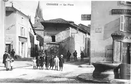 The village square in 1925